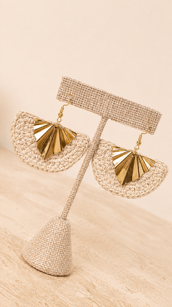 Gilded Shell Earrings