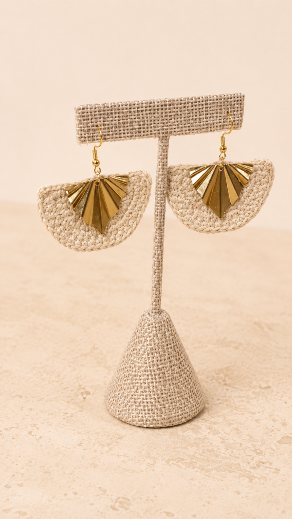 Gilded Shell Earrings